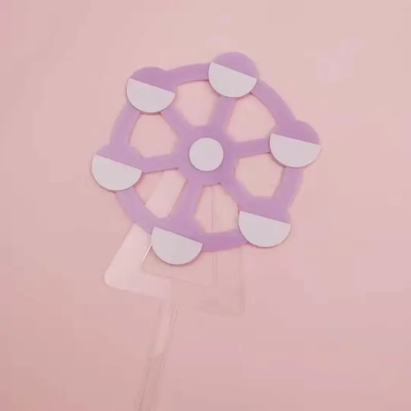 

2020 Ferris Wheel Acrylic Happy Birthday Cake Topper Leasure Ground Theme Cake Topper for Kids Birthday Party Cake Decorations