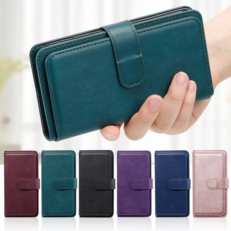 

Wallet Cover For Samsung Galaxy S10 Lite Case Flip Luxury Cover For Samsung S10 Plus E S10E Case Leather Card Slots Phone Bags