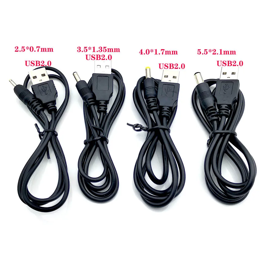 2 шт./лот USB порт до 5*0 7 мм 3 5*1 35 4 0*1 5 5*2 1 В DC баррель разъем кабеля питания |