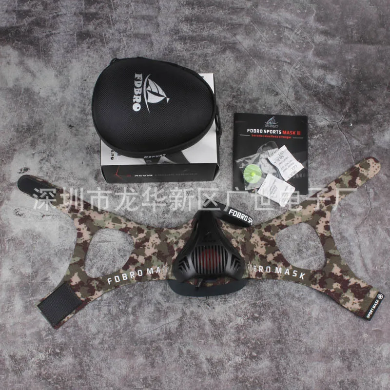 

Fdbro SPORT Mask Sports Mask Adjustable Training Mask Oxygen Control Masochistic Useful Product Training Face Mask Surface