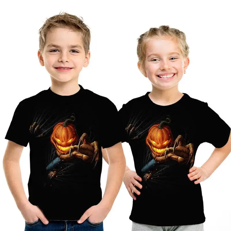 Nuevo Shantou estilo gtico camiseta de los nios 3D impreso Taro nios Топы moda manga corta verano calle ropa de los nios