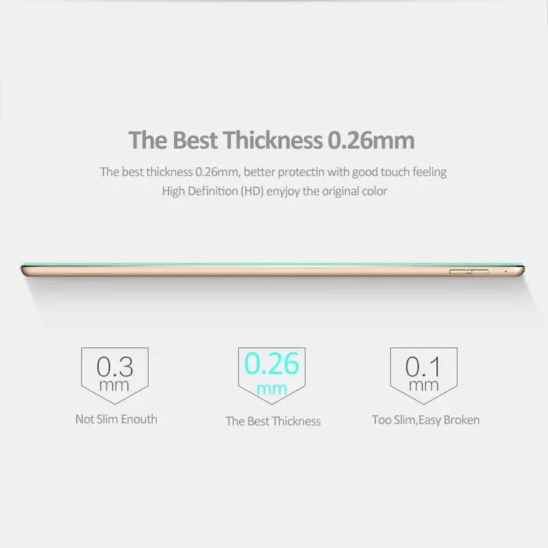 9H протектор экрана для iPad Pro 12,9 закаленное стекло планшета защитная пленка экрана против царапин для iPad Pro 12,9 дюйма