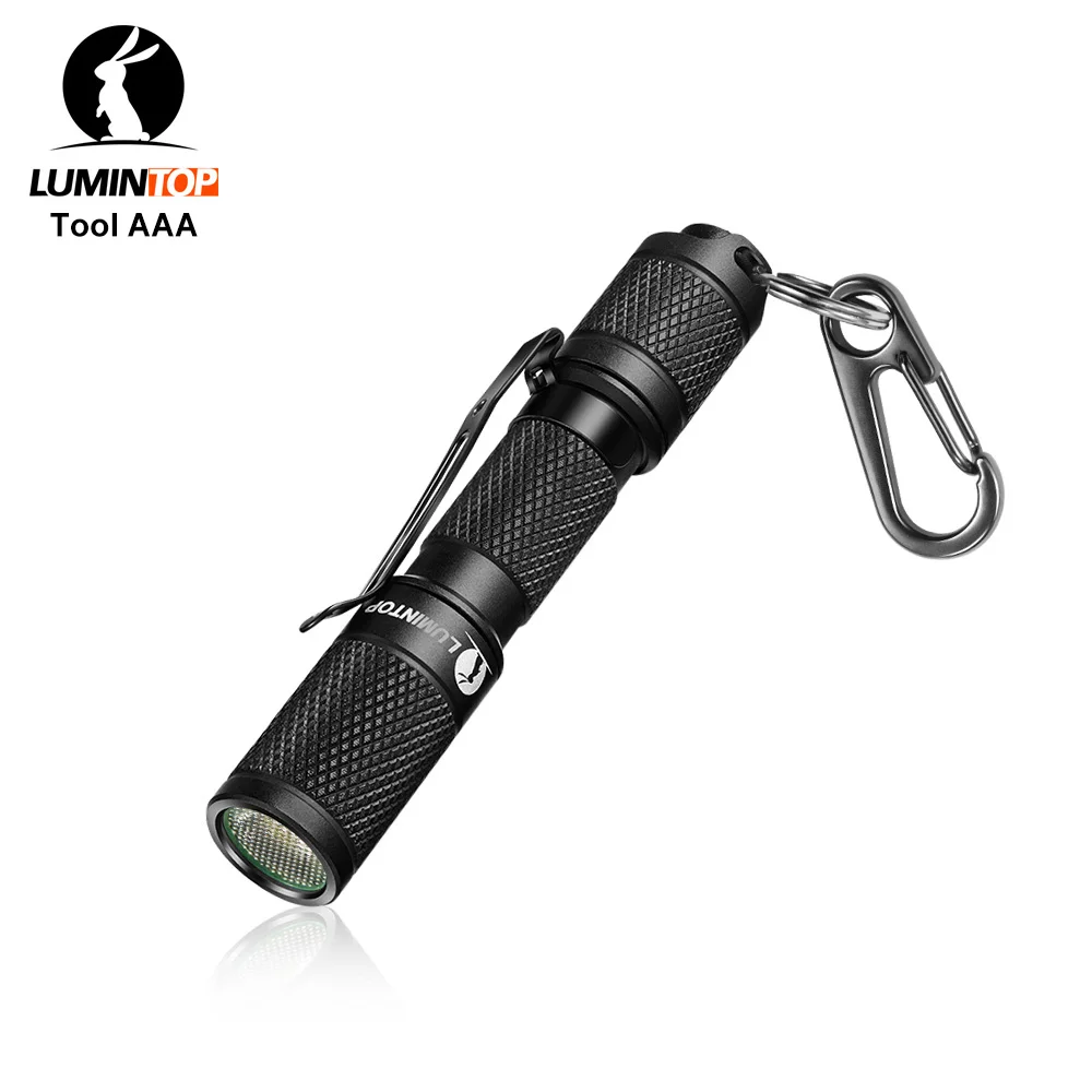 lens version Люминесцентный инструмент AAA 110 люмен брелок мини фонарик карманный с OSRAM высокой мощности Led IP68 Водонепроницаемый реверсивный зажим - Испускаемый цвет: lens version