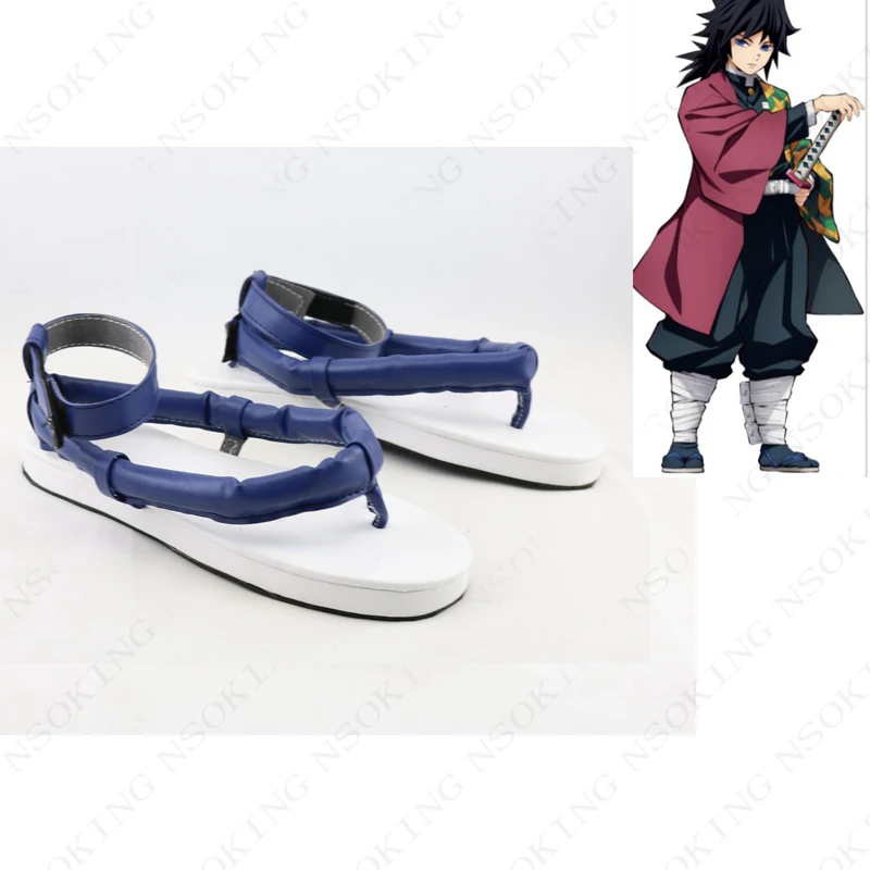 Демон убийца: Kimetsu без Yaiba камадо Tanjirou Nezuko Hashibira Inosuke Shinazugawa Sanemi; обувь для костюмированной вечеринки Shinazugawa Genya сапоги