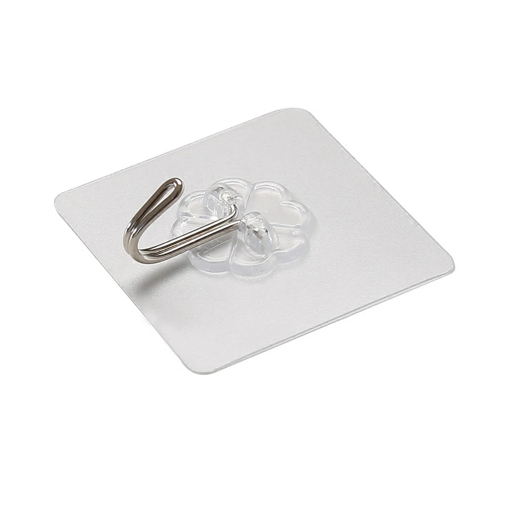 Hangers 5 PCS Sucker Hook Window Wall PVC Flower Shape Durable Kitchen Bathroom Economic Accessories Wall Hooks