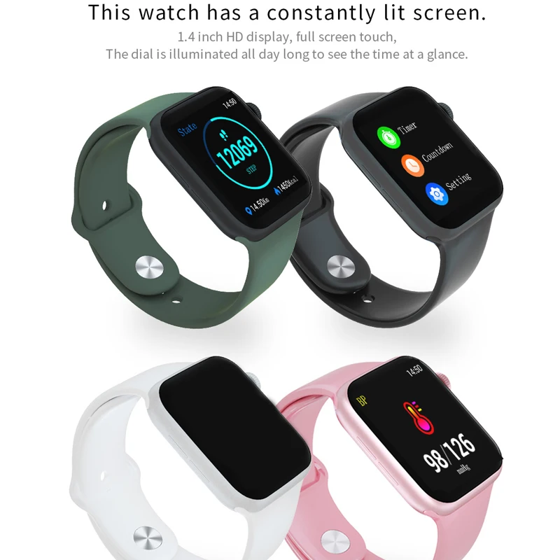 Greentiger Bluetooth CK78 умные часы для мужчин серии 5 монитор сердечного ритма IP68 Водонепроницаемый Будильник Напоминание smartwatch VS iwo 8 F8 Q8
