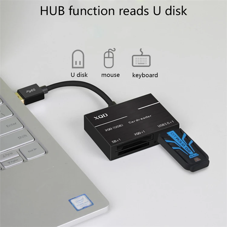 Type-C к XQD/SD кард-ридер USB-C концентратор высокоскоростной USB3.0 компьютерный набор адаптер для sony серии G Lexar XQD поддержка горячей замены