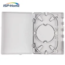 10 шт./лот 4 ядра волоконно-оптический стол Клеммная коробка для SC, FC, E2000 адаптер, 4 ядра FTTH Клеммная коробка