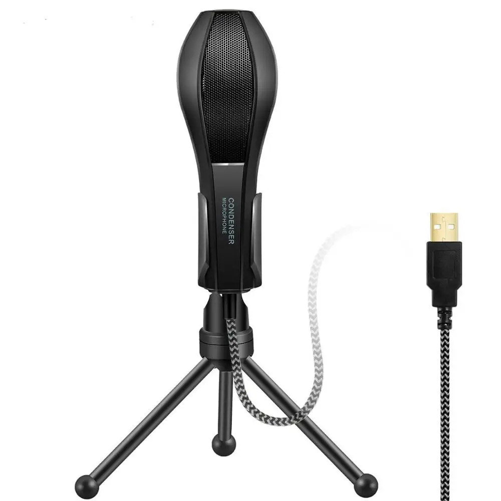 

Professional Omnidirectional USB Condenser Microphone For Computer Windows MAC Studio Microphone Vocal Recording Microphone Mic