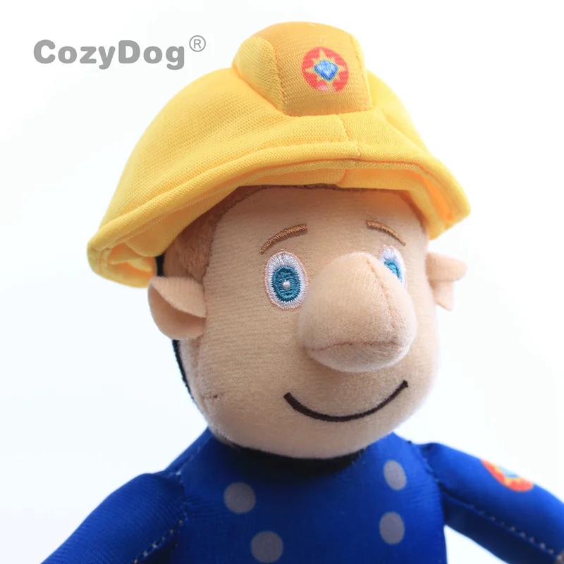 24cm Cartoon Anime fireman sam plush toys doll baby kids Christmas Birthday Gift High Quality