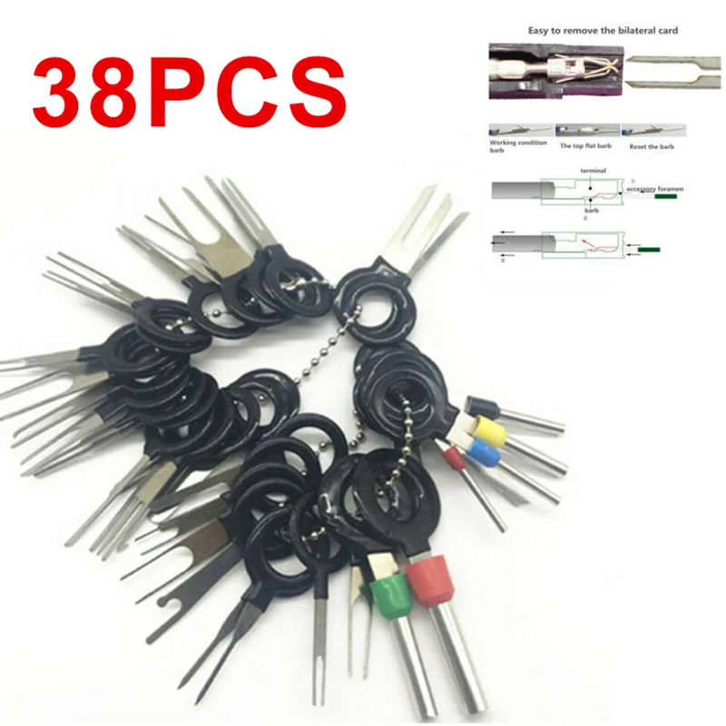 

Car Withdrawal needle Terminal Removal Kit Wiring Pin Extractor Puller