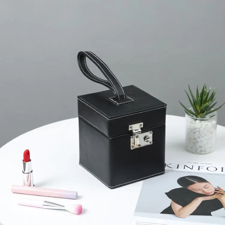 

Cosmetic Box 2020 Female Professional Cosmetic Bag Women's Large Capacity Storage Handbag Travel Toiletry Makeup Bag