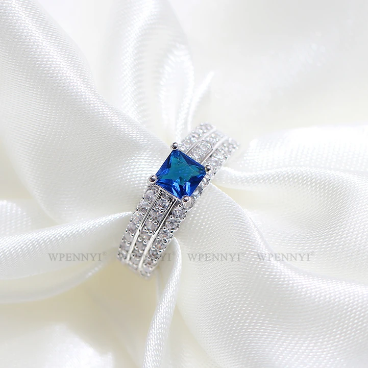 太阳云蓝方戒指 6