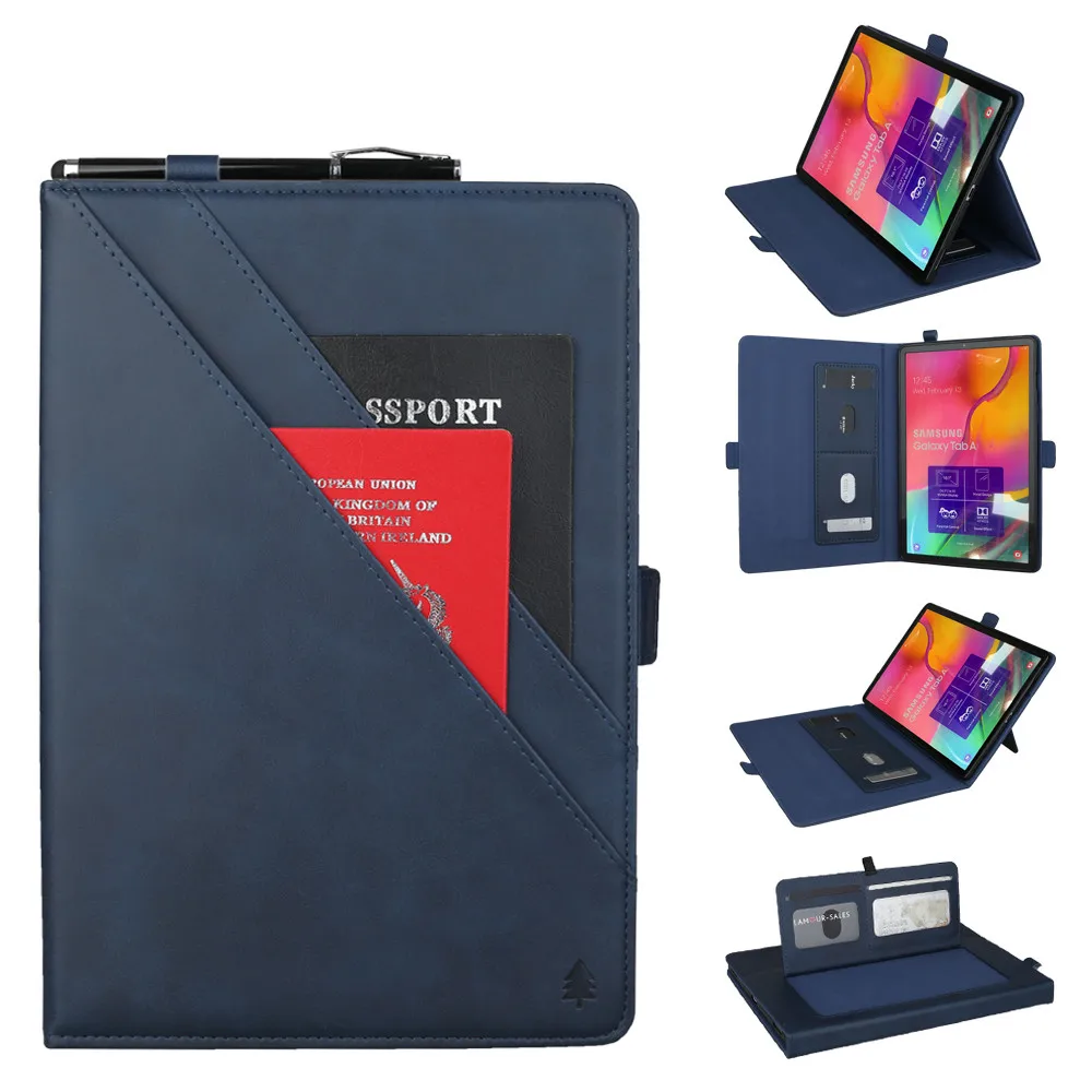 Для samsung Tab A 10,1 T510 T515 вращающийся Флип-Стенд кожаный чехол для Galaxy Tab A T510 T515 10,1 дюймов чехол для планшета+ ручка