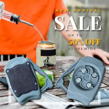 

Go Swing Universal Topless Can Opener The Easiest Can Opener Manual Can Opener Bottle Opener Topless Beer Opener Kitchen Tools