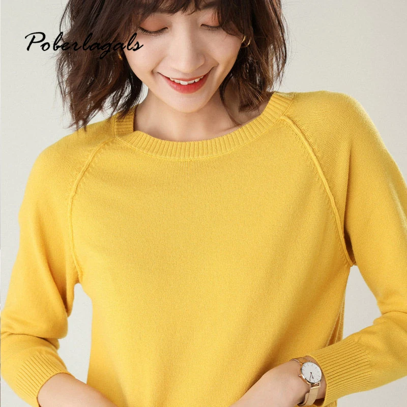 

Fashion Winter loose student cashmere Knitting Sweater Womens autumn 2019 korean Pullovers casual Knit Soft Sweaters female