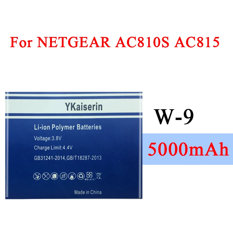 YKaiserin оригинальный качественный W 9 батареи для NETGEAR AirCard AC810S AC815 Verizon Jetpack Hotspot AC791L