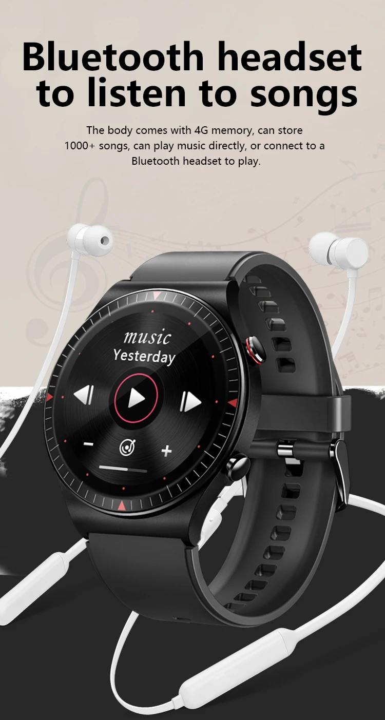Смарт-часы T7 мужские водонепроницаемые с поддержкой Bluetooth и 4G | Электроника
