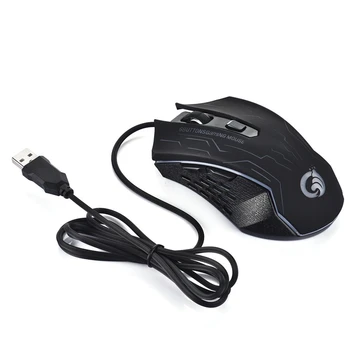 

HOT-G6 USB Wired Gaming Mouse 6 Buttons 3200DPI Mute Optical Computer Mouse Gamer Mice for PC Laptop Notebook Game Colorful Ligh