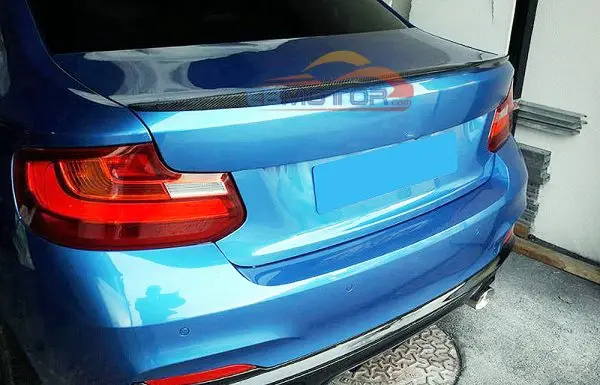 M4 Стиль Настоящее углеродное волокно задний спойлер для BMW 2 SERIES F22 F87 M2