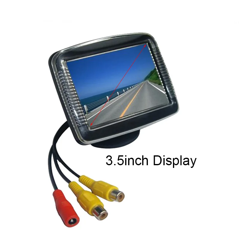 TOSPRA 4,3 дюймов Автомобильный складной настольный lcd TFT цифровой монитор для автомобиля HD экран для автомобиля камера заднего вида