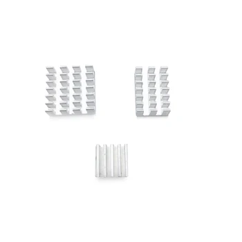 

Wholesale 20sets For Raspberry Pi 4 Model B Heat Sink 3pcs/set Raspberry Pi 4B Copper Cooling Pad Heatsink Radiator Cooling