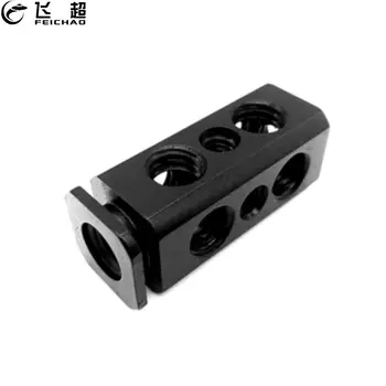 

Universal Cheese Screw Holes Bar 1/4 3/8 Inch Threaded Adapter Mini Handle Extension for DSLR Camera Flash Light Tripod Monopod