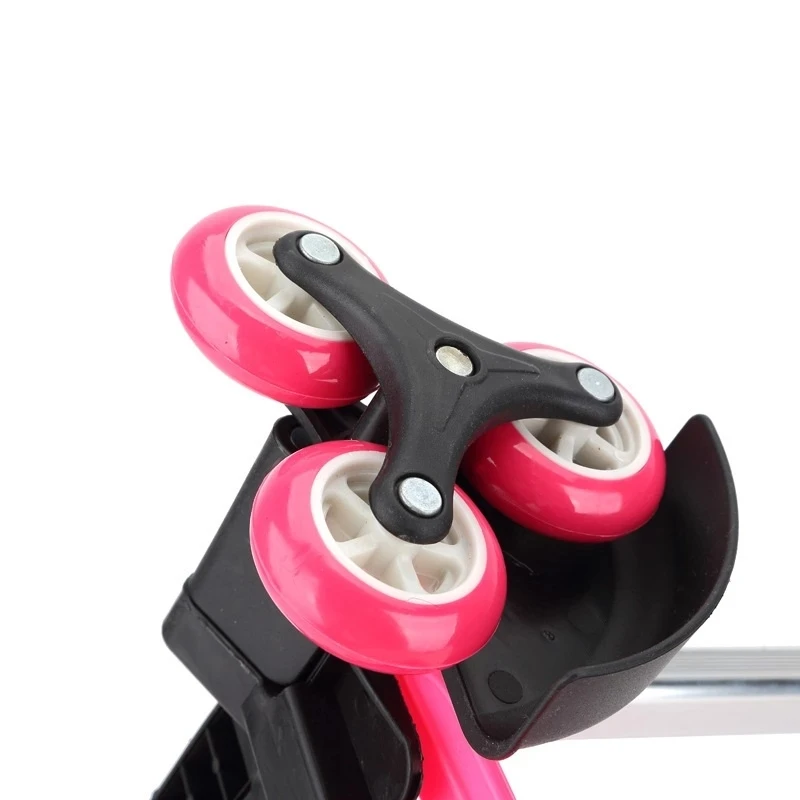Children 2/6 Wheels Expandable Rod Aluminum alloy Pull Rod Bracket Roll Cart Kid Trolley For Backpack And School Bag Luggage bag