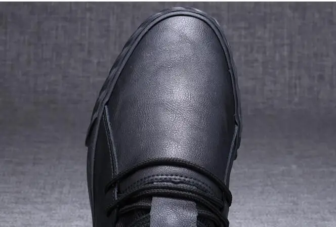 autumn new fashion street cool men lace up leather casual shoes man trend shoes man loafers
