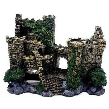 

Aquarium Ornament Castle Hideout Aquarium Decorations Large Fish Tank Decorations Resin Handicrafts