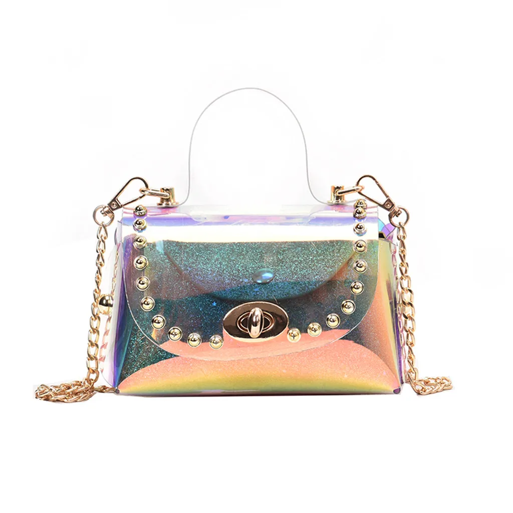 

Women Bag Crossbody Bag Sequins Chain Leather Colorful Messenger Fashion Pearl Simple Popular Temperament Hasp