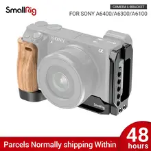 Smallrig a6400 l placa a6300 l-suporte para sony a6400 e a6300 característica com qr liberação rápida arca estilo placa apl2331b