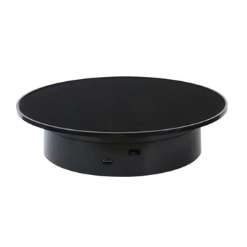 

Photography Rotating Display Stand Motorized Collectible Product ABS USB Rechargeable Electric Watch For Jewelry Model Hobby