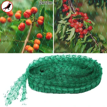 

1*Anti-Bird Net 2*12M Protect Tree Net Fruit Crop Garden Pond Cultivation Netting Mesh 2*12M Brand New