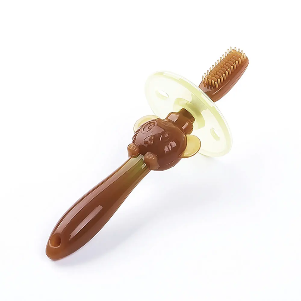 

1PCS Baby Soft Silicone Training Toothbrush Children Dental Oral Care Tooth Brush Tool Baby Kid Tooth Brush Baby Items