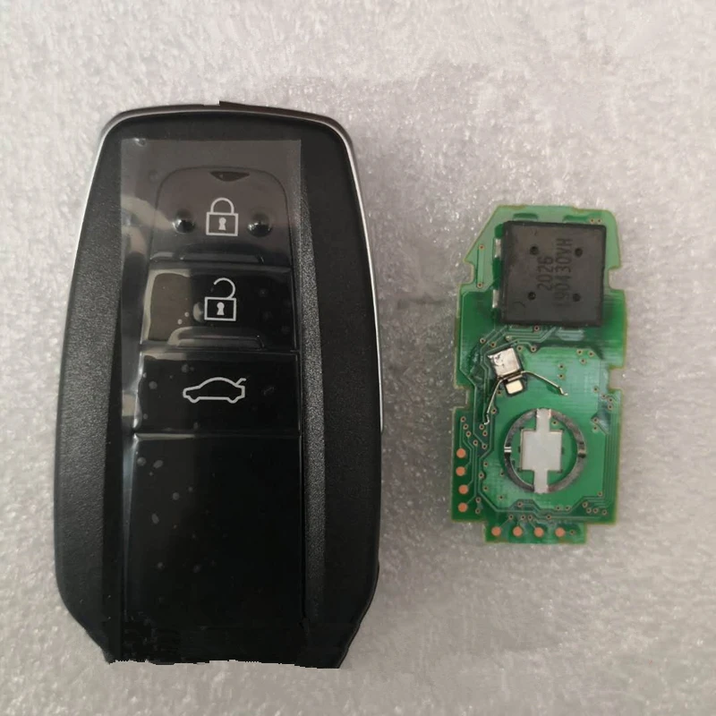 3 BUTTONS CAR KEYLESS SMART REMOTE KEY 434MHZ WITH 8A CHIP FOR TOYOTA CAMRY COROLLA C-HR CAR INTELLIGENT SMART KEY BOARD NO.0410