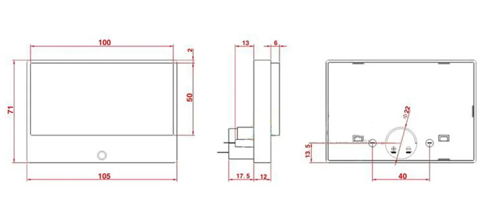 TN-105 Classic McIntosh Lake Blue High Precision VU Meter DB Table Discharge Flat Table Pre-Stage Audio Amplifier Power Meter