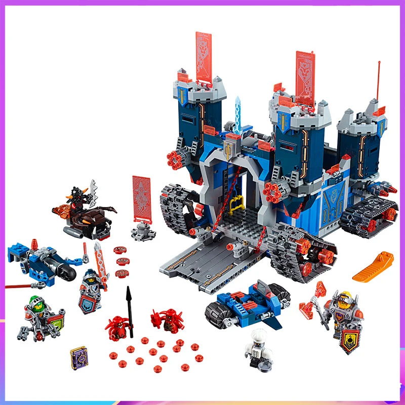 

1115pcs Building Blocks Toys 70317 Compatible Legoingly Nexion Knights Knighton Fortrex 14006 97006 Castle Model Educational Toy