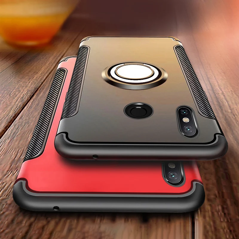 

Armor Case For Xiaomi Mi 9T 8 Lite 9 SE A1 5X 6X A2 F1 Play Redmi 5 Plus 7A K20 Note 4 5 6 7 Pro Shockproof Hard PC Back Cover