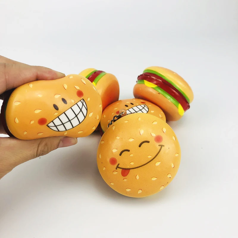 Мягкий кавайный милый мультфильм еда гамбургер мороженое игрушка Squishies медленно поднимающаяся зубная паста мягкая сжимаемая эластичная игрушка подарок Squishy