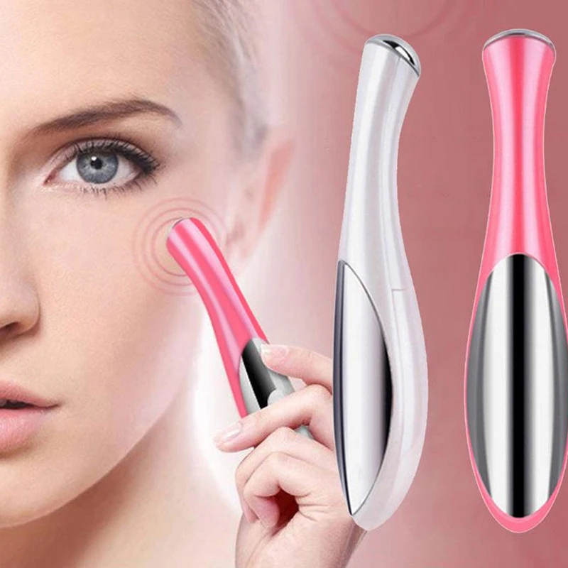 

Mini Electric Vibration Eye Face Massager Anti-Ageing Wrinkle Dark Circle Pen Removal Rejuvenation Beauty Care Portable Ion Pen