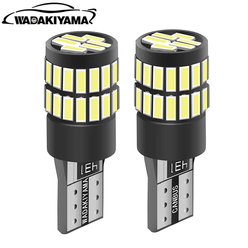 

2pcs T10 Led Canbus W5W Led Bulbs for Audi BMW VW Mercedes Car Interior Dome Light Trunk Lamp Parking Lights Error Free 12V