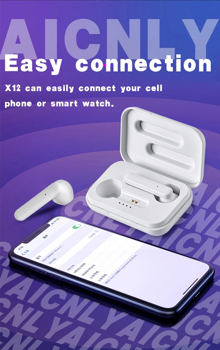 TWS Беспроводные наушники с микрофоном Hifi наушники с шумоподавлением Bluetooth наушники с поддержкой iOS/Android elari pk redmi airdots