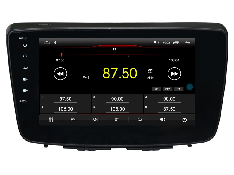 Автомобильный мультимедийный плеер 8 дюймов ips экран монитор gps магнитофон Bluetooth Android 9,0 для Suzuki Baleno- Авто Аудио