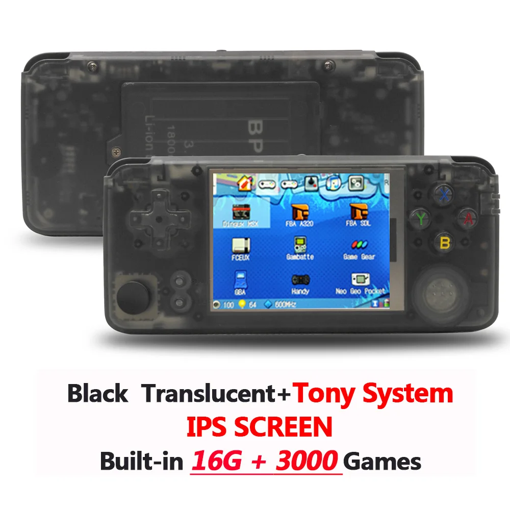 Black T 16G Rs-97 новая ограниченная серия ретро игры плюс Юбилейная видео игра 3000 игры Omron 32G TF rs97 семейный подарок consola Ретро ps1 ips - Цвет: Black T 16G