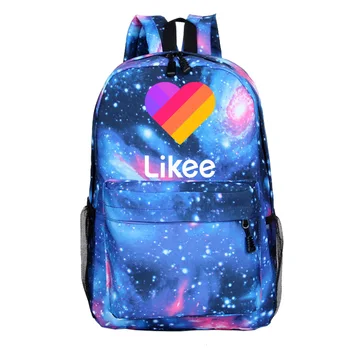 

Russian Styles Likee Backpack for Student Bookbag LIKEE Video 1 App Laptop Backpack School Bags for School Bag for Teenage Girls