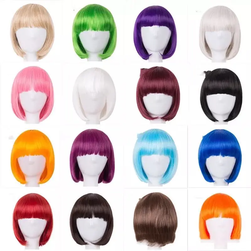 

Formed Colors REM Cosplay Wig or RAM Cosplay Wig Re: Zero Starts Another World Life Drama Costume Halloween Graduated Color