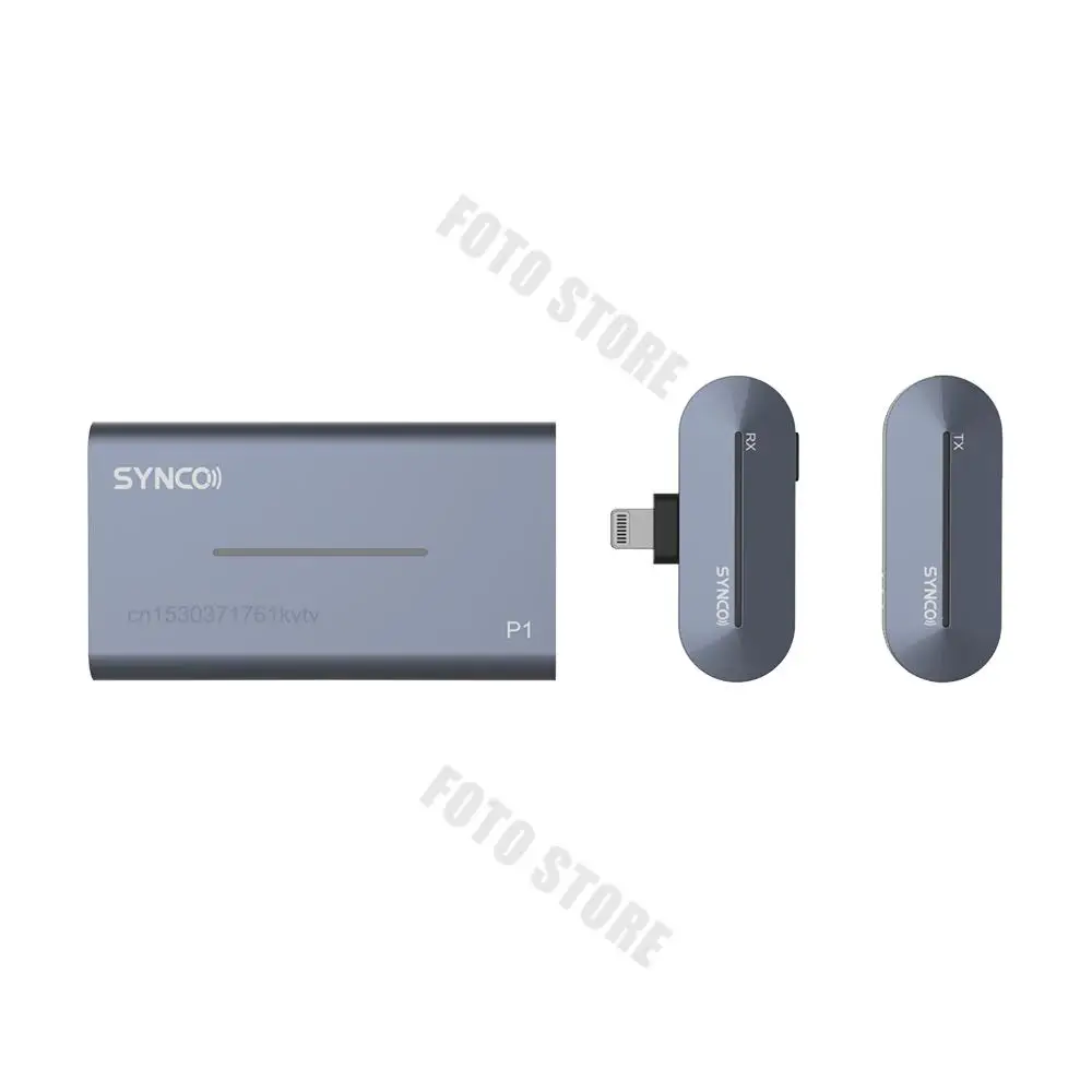 Microfone sem Fio Câmera de Vídeo de Áudio P2t para Smartphone Synco Karaoke Lapela Profissional Microfone Portátil P1l P1t P2l - Image 3