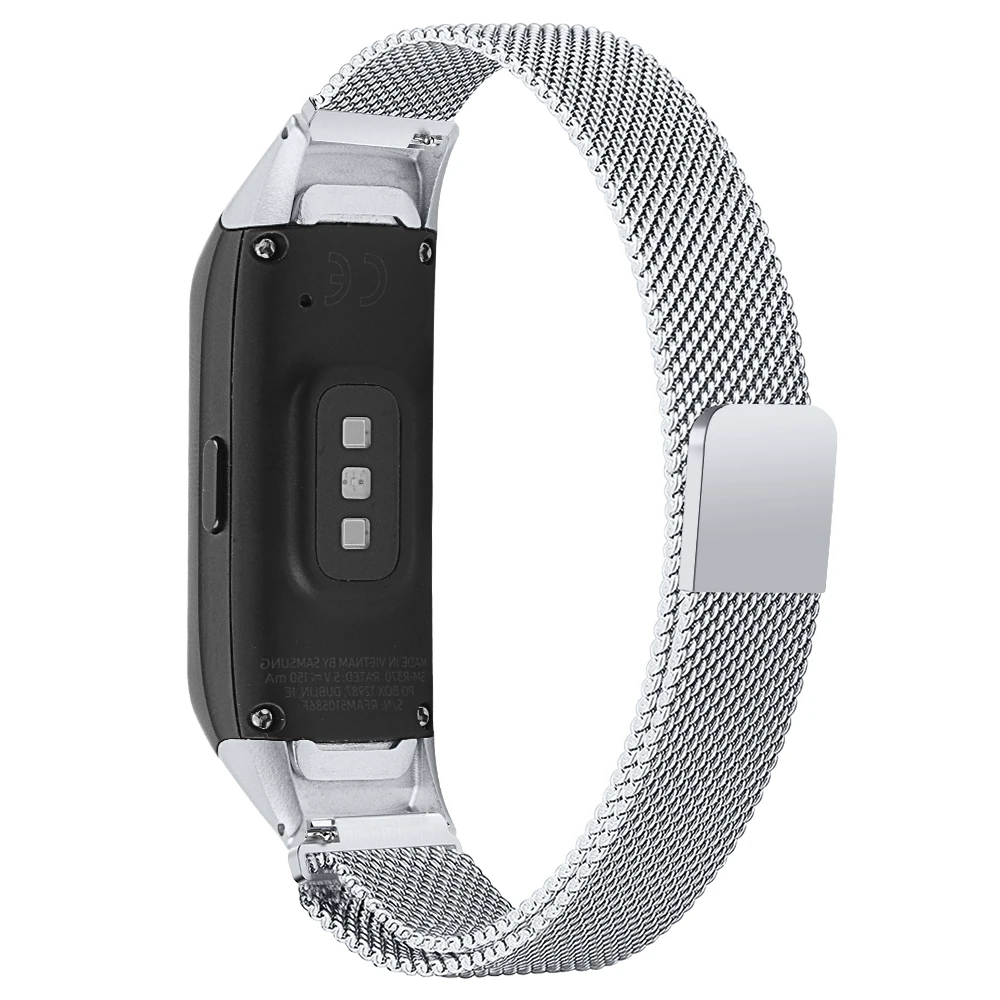 Миланская Магнитная Петля ремешок для samsung Galaxy fit SM-R370 браслет из нержавеющей стали замена металлический ремешок для часов браслет