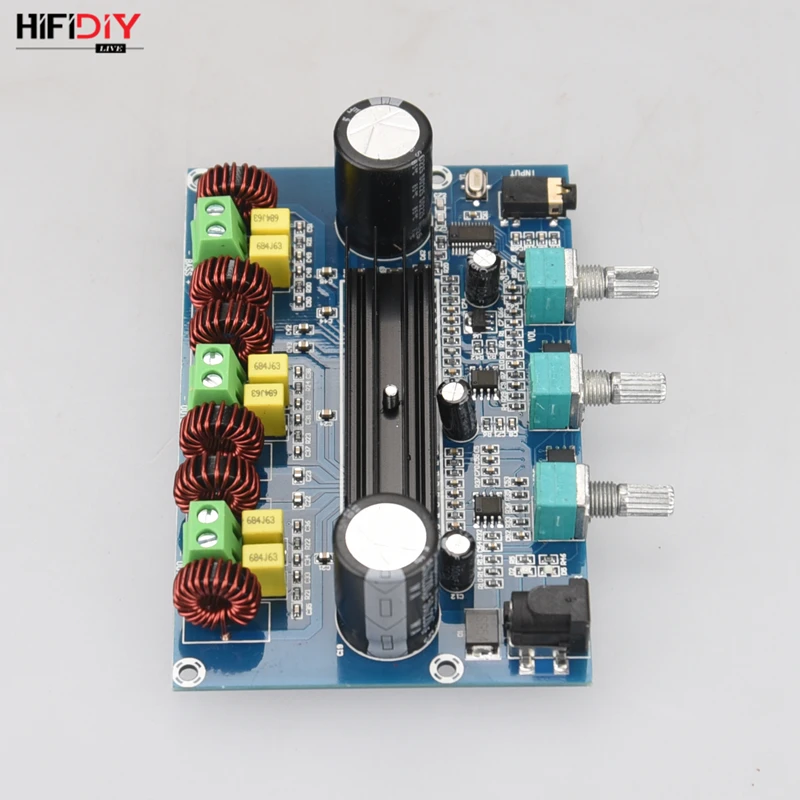 Placa Amplificador Digital Bluetooth 5.0 Volume 2.1 Canais Estéreo Classe d 50w x Mais 100w Alto-falante de Áudio Aux Xh-a305 Tpa3116d2 - Image 4